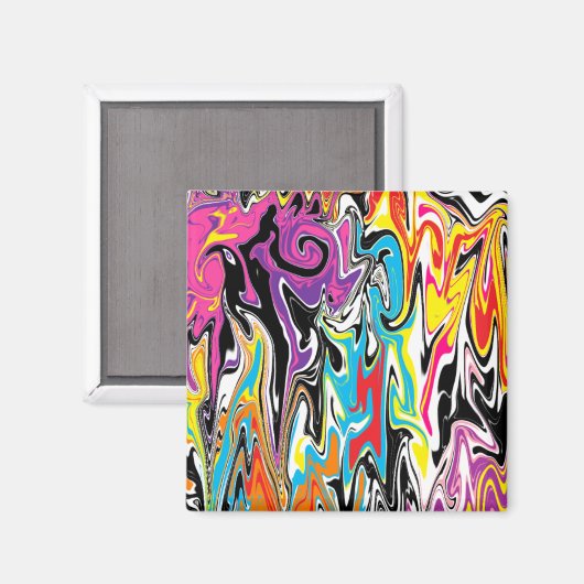 Abstracte wervelkolom magneet (Voorkant / Achterkant)