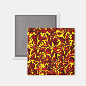 Abstracte wervelkolom magneet (Voorkant / Achterkant)