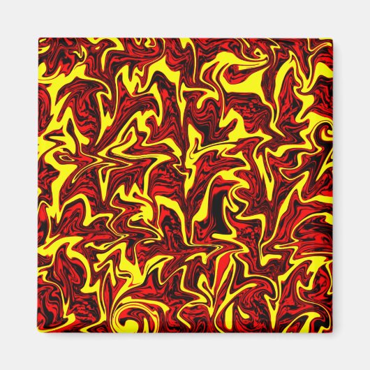 Abstracte wervelkolom magneet (Voorkant)