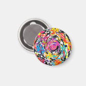 Abstracte wervelkolom magneet (Voorkant / Achterkant)