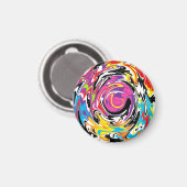 Abstracte wervelkolom magneet (Voorkant / Achterkant)