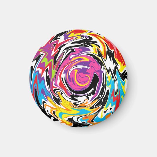 Abstracte wervelkolom magneet (Voorkant)