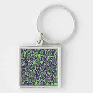 Abstracte wervelkolom sleutelhanger