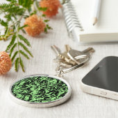 Abstracte wervelkolom sleutelhanger (Zijkant)