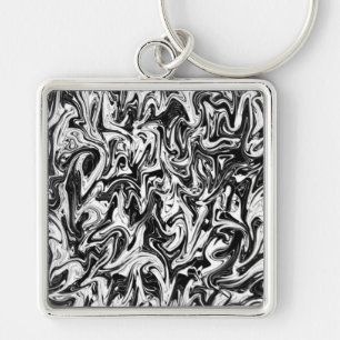 Abstracte wervelkolom sleutelhanger