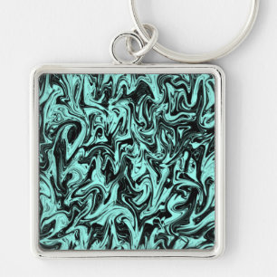 Abstracte wervelkolom sleutelhanger