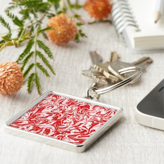 Abstracte wervelkolom sleutelhanger (Zijkant)