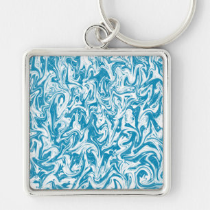 Abstracte wervelkolom sleutelhanger