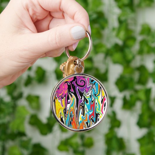 Abstracte wervelkolom sleutelhanger (Hand)