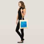 Abstracte wervelkolom tote bag (Voorkant (model))