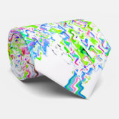 Abstracte wervelpatronen kleurrijk, helder stropdas (Opgerold)