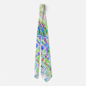 Abstracte wervelpatronen kleurrijk, helder stropdas (Achterkant)