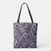 Abstracte wervelstructuur tote bag (Achterkant)
