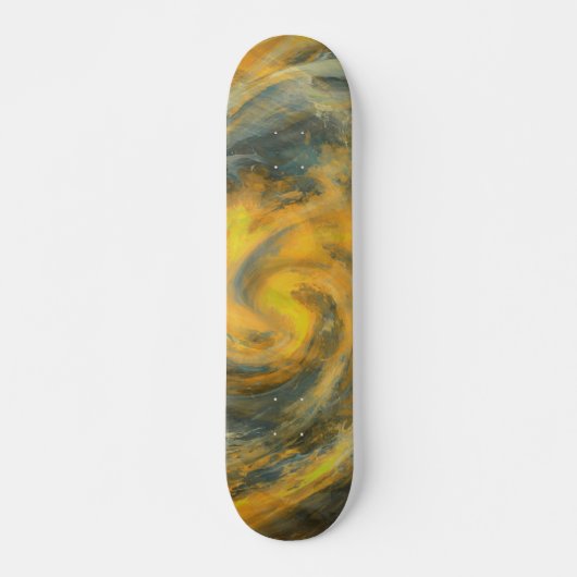 Abstracte Wervelwind Draaiend Persoonlijk Skateboard (Voorkant)