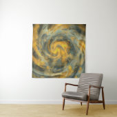 Abstracte Wervelwind Draaiend Wandkleed (In Situ (horizontaal))