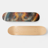 Abstracte Wervelwind Kunstschildering Persoonlijk Skateboard (Horizontaal)