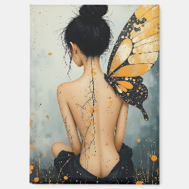 Abstracte Whimsical Vrouw Magneet