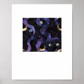 Abstracte Whimsigoth Pattern Classic Poster (Voorkant)