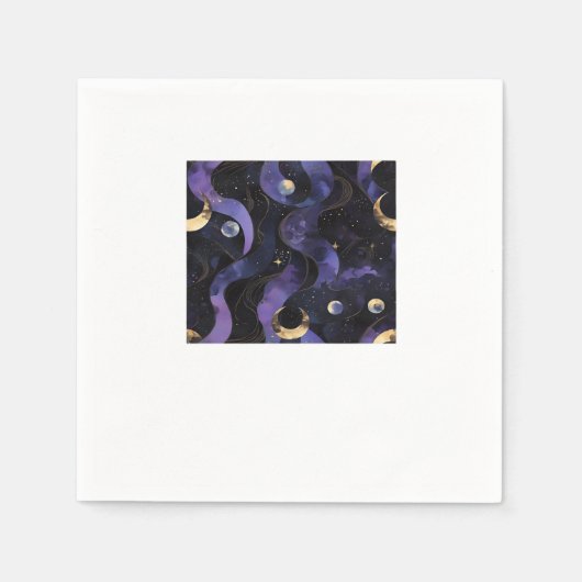 Abstracte Whimsigoth Pattern Classic Servet (Voorkant)