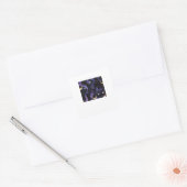 Abstracte Whimsigoth Pattern Classic Vierkante Sticker (Envelop)