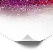 Abstracte White Star Poster (Hoek)