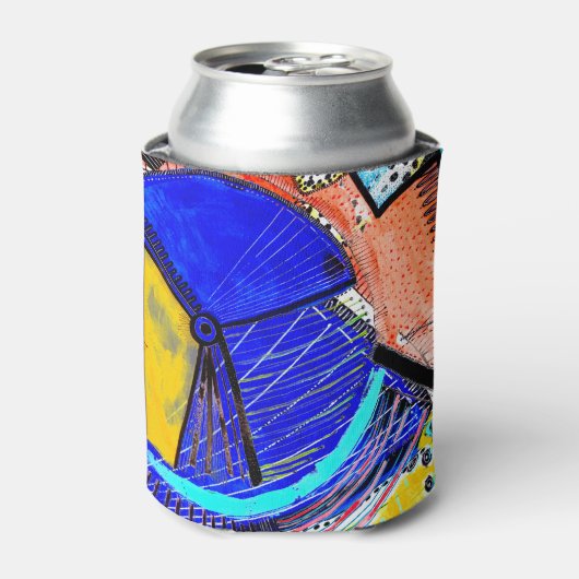 Abstracte wielKoelbox Blikjeskoeler (Blikje Voorkant)