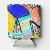 Abstracte wielKoelbox Blikjeskoeler (Achterkant)