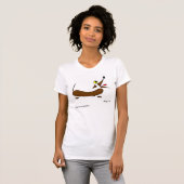 Abstracte Wiener Dog Womens Tanktop (Voorkant volledig)