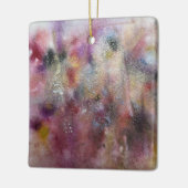 Abstracte wilde bloemen keramisch ornament (Links)