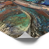 Abstracte wilde boom poster (Hoek)