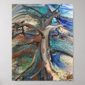 Abstracte wilde boom poster (Voorkant)