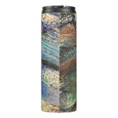 Abstracte wilde boom thermosbeker (Achterkant)