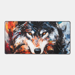 Abstracte Wilde Geest Wolf Bureaumat