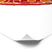 Abstracte wilde kattenkop foto afdruk (Hoek)