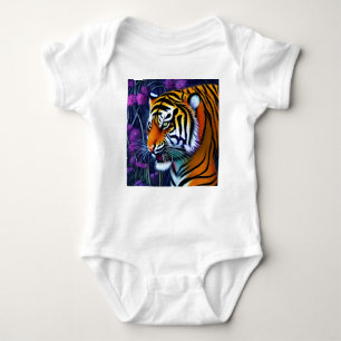 Abstracte Wilde Majestic Predator Tiger Romper