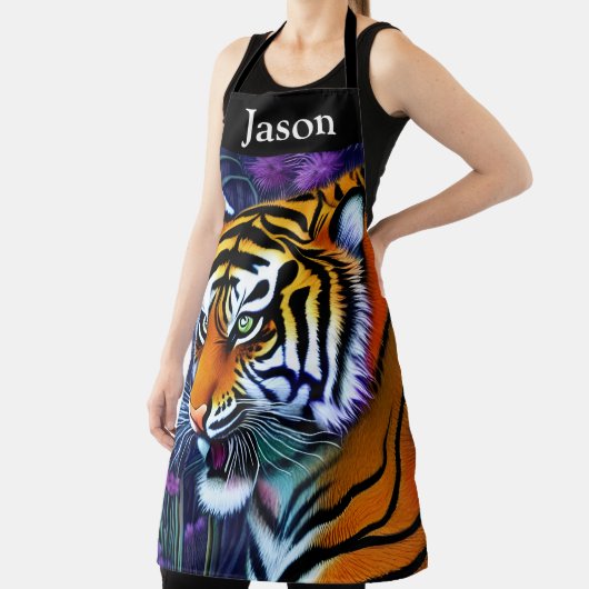 Abstracte Wilde Majestic Predator Tiger Schort (Insitu)