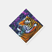 Abstracte Wilde Majestic Predator Tiger Servet (Hoek)
