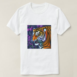 Abstracte Wilde Majestic Predator Tiger T-shirt