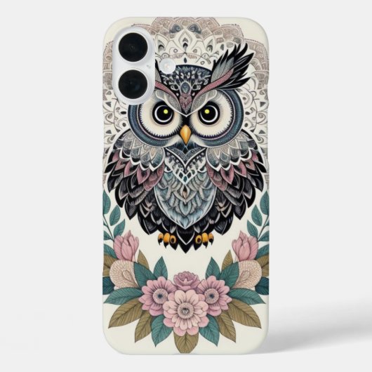 Abstracte wilde uil Case-Mate iPhone case (Achterkant)