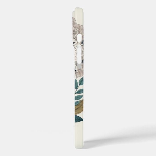 Abstracte wilde uil Case-Mate iPhone case (Achterkant / Links)