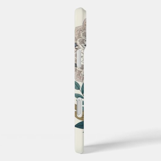 Abstracte wilde uil Case-Mate iPhone case (Achterkant / Rechts)