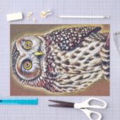 Abstracte Wilderness Forest Owl Art Tissuepapier (Craft)