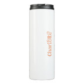 Abstracte Wildflower Christelijke Grow Art Thermosbeker (Achterkant)