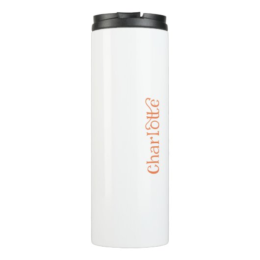 Abstracte Wildflower Christelijke Grow Art Thermosbeker (Achterkant)