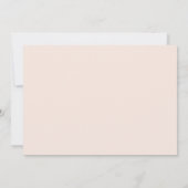 Abstracte Wildflower Fotogeboorte Aankondiging (Achterkant)