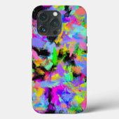 Abstracte willekeurige verf-kleurenexplosie in ber Case-Mate iPhone case (Achterkant)