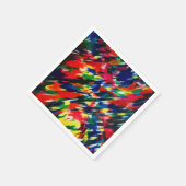 Abstracte winderige zomerdag servet (Hoek)