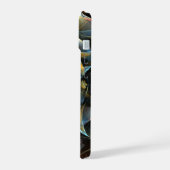 Abstracte windmolen kunst iPhone 15 case (Linkerkant)