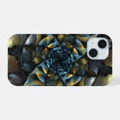 Abstracte windmolen kunst iPhone 15 case (Achterkant horizontaal)