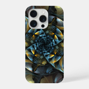 Abstracte windmolen kunst iPhone 15 pro case